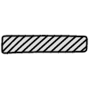 Censorship Horizontal 1 Element from Variable Scribbles Set