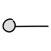 Filled Bullet Point Right Element from Variable Scribbles Set