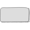 Chat Bubble Horizontal Plain Shadow Filled Element from Variable Scribbles Set
