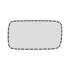 Chat Bubble Horizontal Small Plain Dash Filled Element from Variable Scribbles Set