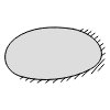 Chat Bubble Oval Small Plain Shadow Filled Element from Variable Scribbles Set