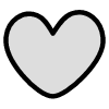 Filled Heart Element from Variable Scribbles Set