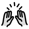 Filleds High Five Element from Variable Scribbles Set