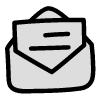 Filleds Mail Inbox Open Element from Variable Scribbles Set