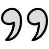 Filleds Quote Right Element from Variable Scribbles Set