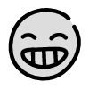Filleds Smiley Smile Element from Variable Scribbles Set