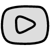 Filleds Social Media Youtube Element from Variable Scribbles Set