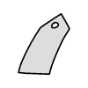 Filled Bookmark Element from Variable Scribbles Set