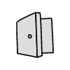 Filled Door Open Element from Variable Scribbles Set