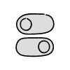 Filled Toggle Button element - Free transparent PNG, SVG. No sign up needed.
