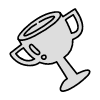 Filled Trophy 1 Element from Variable Scribbles Set