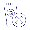 Skincare Banned Illustration from UX Line Set