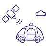 Satellite Car Illustration from UX Line Set | Free Download as SVG Vector and Transparent PNG | Streamline illustrations