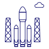 Rocket 1 Illustration from UX Line Set