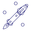 Rocket 4 Illustration from UX Line Set
