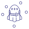 Spacecraft 1 Illustration from UX Line Set