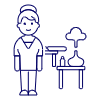 Massagist 4 Illustration from UX Line Set