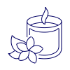 Scented Candle Illustration from UX Line Set