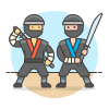 Ninja Training 2 illustration - Free transparent PNG, SVG. No sign up needed.
