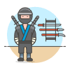 Ninja Weapons 1 illustration - Free transparent PNG, SVG. No sign up needed.