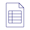 Invoice Spreadsheet 2 Illustration from UX Line Set