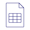 Xls Spreadsheet 2 Illustration from UX Line Set