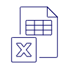 Xls Spreadsheet 3 Illustration from UX Line Set