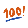 100 Element from Fun Stickers Set