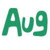 August Element from Fun Stickers Set