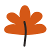 Leaf 4 Element from Fun Stickers Set