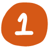 Number 1 1 Element from Fun Stickers Set