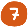 Number 7 1 Element from Fun Stickers Set