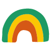 Rainbow Element from Fun Stickers Set