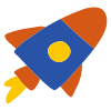 Rocket Element from Fun Stickers Set
