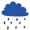 Weather Rain Element from Fun Stickers Set