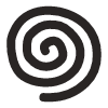 Abstract Spiral Element from Fun Stickers Set