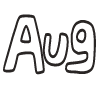 August Element from Fun Stickers Set