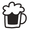 Beer Element from Fun Stickers Set | Free Download as SVG Vector and Transparent PNG | Streamline elements