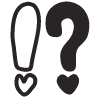 Exclamation Element from Fun Stickers Set