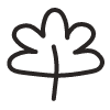 Leaf 4 Element from Fun Stickers Set