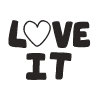 Love It Heart Element from Fun Stickers Set