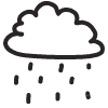 Weather Rain Element from Fun Stickers Set