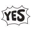 Yes Element from Fun Stickers Set