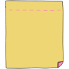 Note Pad Flip Color Border 9 element - Free transparent PNG, SVG. No sign up needed.