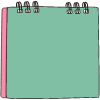 Note Pad Sheet Hoop Color Border 3 Element from Sticky Notes - Free Set