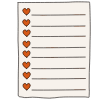 Note Pad Sheet List Color Border 1 Element from Sticky Notes - Free Set