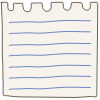 Note Pad Sheet Tear Color Border 10 element - Free transparent PNG, SVG. No sign up needed.