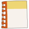 Note Pad Sheet Tear Color Border 2 Element from Sticky Notes - Free Set