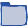 Note Pad Flip Color Borderless Folder Element from Sticky Notes - Free Set