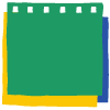 Note Pad Sheet Hole Color Borderless 2 Element from Sticky Notes - Free Set